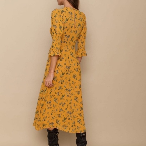 NWT Reformation Carolena Dress in Volare, Size 0